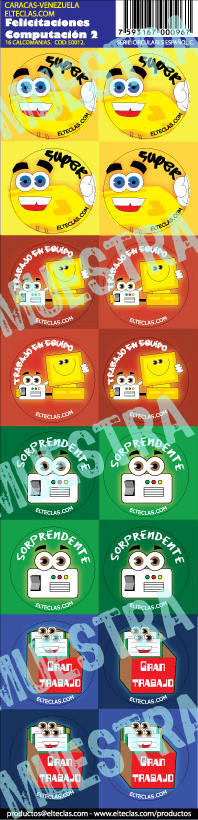 Calcomanas ElTeclas.com Motivational Stickers